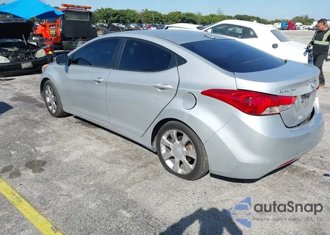2013 Hyundai Elantra Limited из США, поврежденный, VIN KMHDH4AE2DU556722